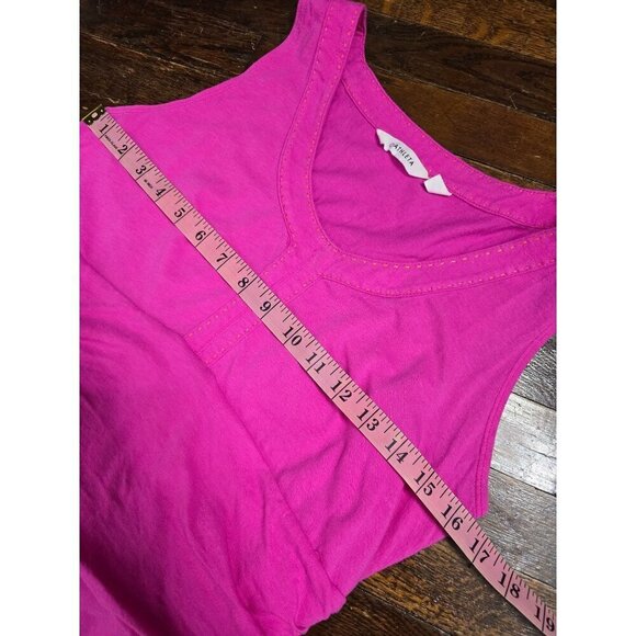 Athleta Katniss Hot Pink Casual Summer Dress - Picture 10 of 13